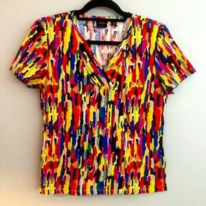 Rafaella Multicolor Cotton Top